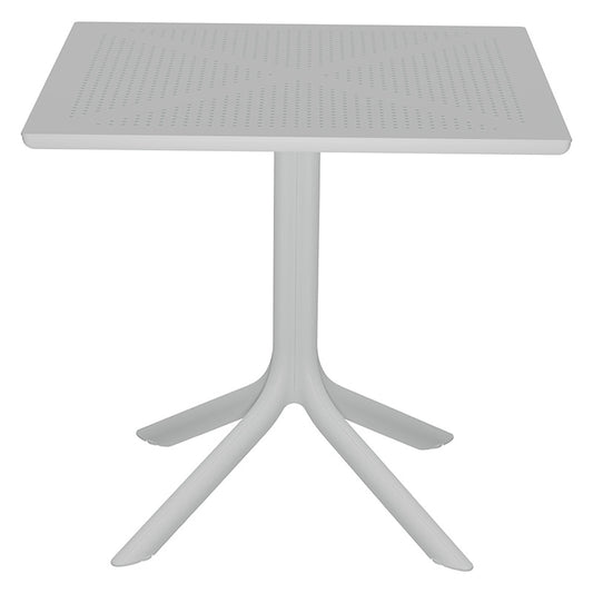 Groovy pakoworld PP table in white color 80x80x74.5cm