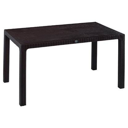 Table Explore with UV protection PP color brown 150x90x73.5cm