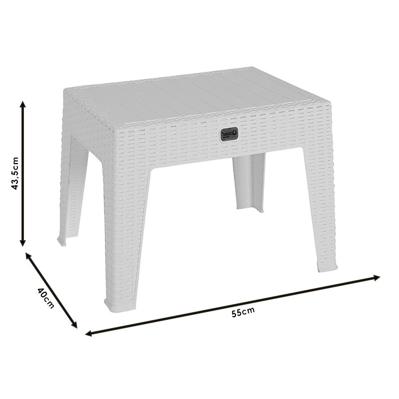 Table Cosmic pakoworld PP color anthracite 55x40x43.5cm