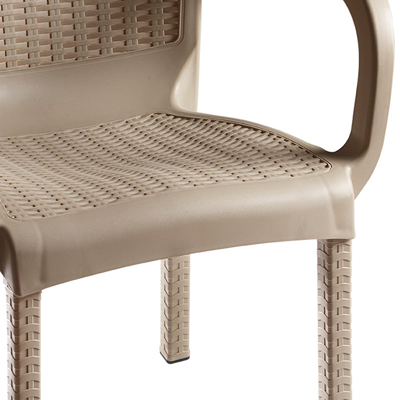 Armchair Festive pakoworld PP color cappucino