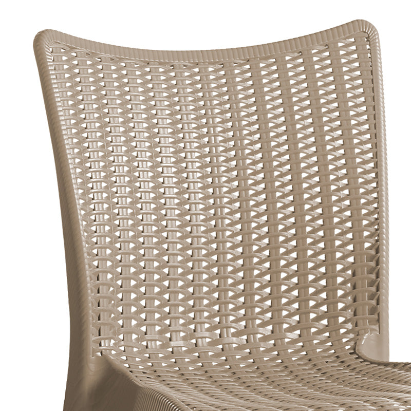 Icon-Confident dining set 5pcs PP in cappuccino color