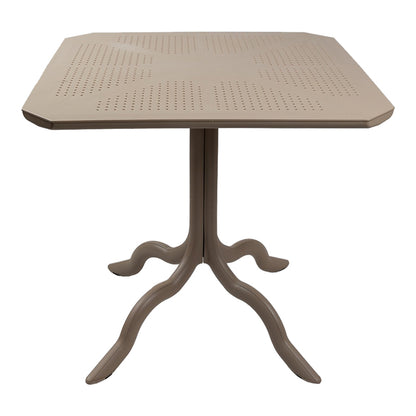 Icon pakoworld PP table in cappucino color 80x80x74.5cm