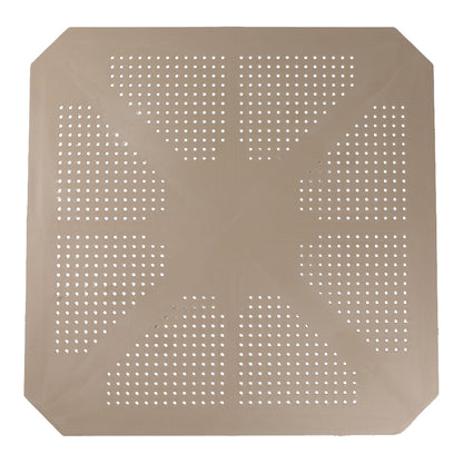 Icon pakoworld PP table in cappucino color 80x80x74.5cm