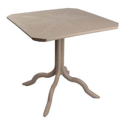 Icon pakoworld PP table in cappucino color 80x80x74.5cm