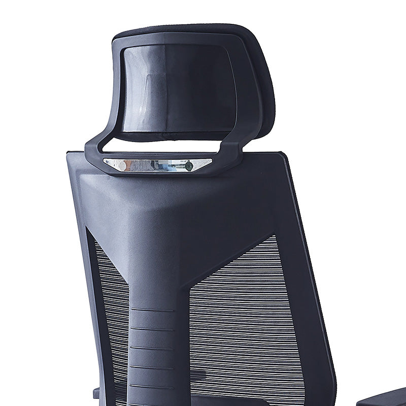 Manager office chair Commend pakoworld with fabric mesh in black colour