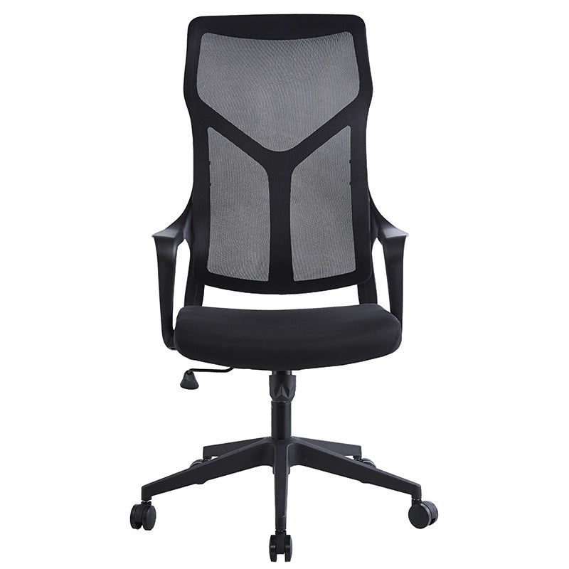 Manager office chair Flexibility pakoworld with fabric mesh in black colour