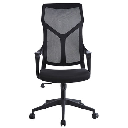 Manager office chair Flexibility pakoworld with fabric mesh in black colour