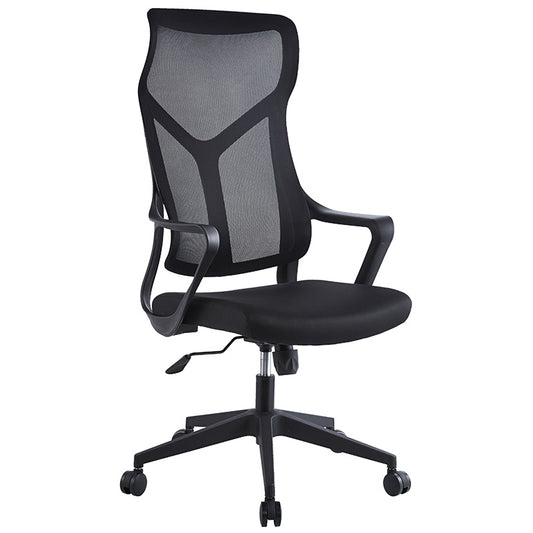 Manager office chair Flexibility pakoworld with fabric mesh in black colour