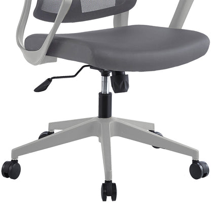 Manager office chair Flexibility pakoworld with fabric mesh in grey colour