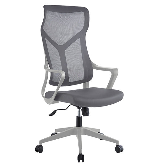 Manager office chair Flexibility pakoworld with fabric mesh in grey colour