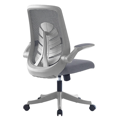 Office chair Enrich pakoworld with fabric mesh in grey colour