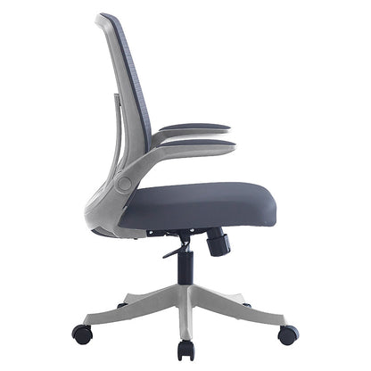 Office chair Enrich pakoworld with fabric mesh in grey colour