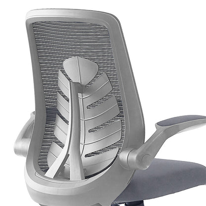 Office chair Enrich pakoworld with fabric mesh in grey colour