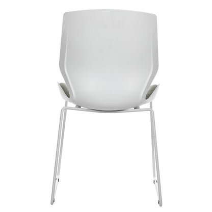 Visitor office chair Genuine PP white-grey
