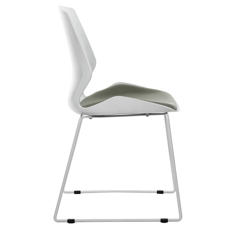 Visitor office chair Genuine PP white-grey