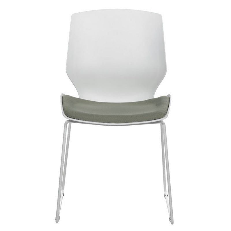 Visitor office chair Genuine PP white-grey