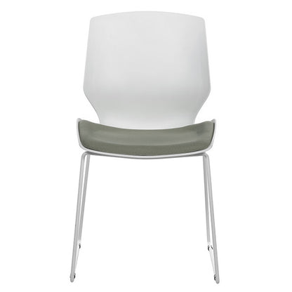 Visitor office chair Genuine PP white-grey