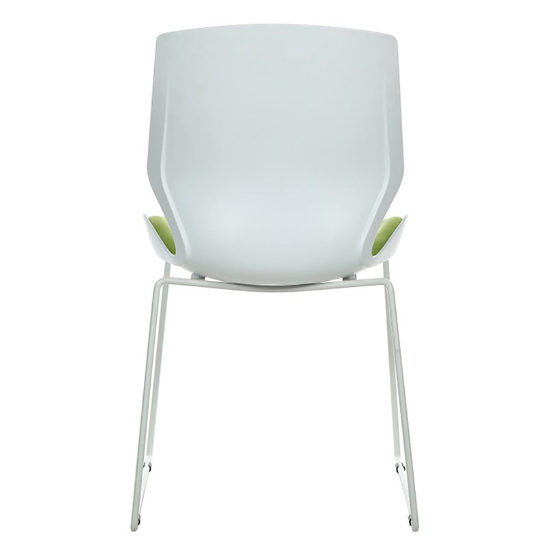 Visitor office chair Genuine pakoworld PP white-green