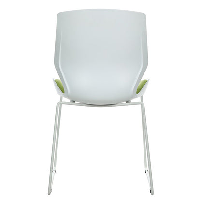 Visitor office chair Genuine pakoworld PP white-green
