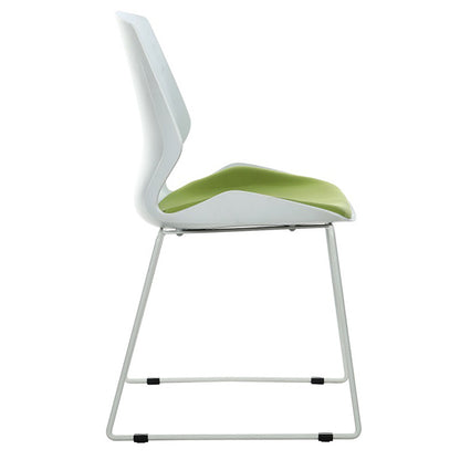 Visitor office chair Genuine pakoworld PP white-green