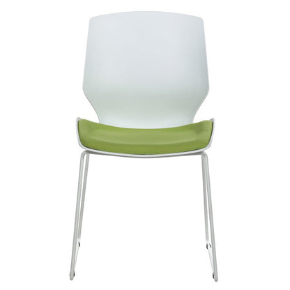 Visitor office chair Genuine pakoworld PP white-green