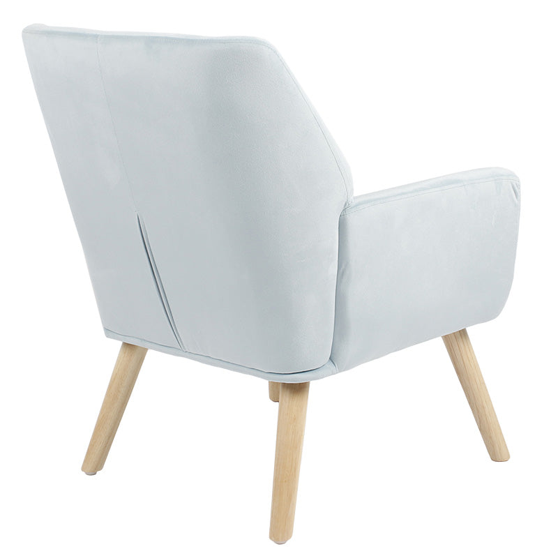 Armchair Likable pakoworld velvet veraman-natural 67x89x86cm