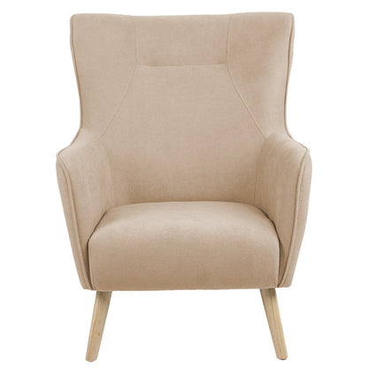 Armchair Incisive pakoworld fabric natural-natural 72x89x105cm