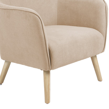 Armchair Incisive pakoworld fabric natural-natural 72x89x105cm