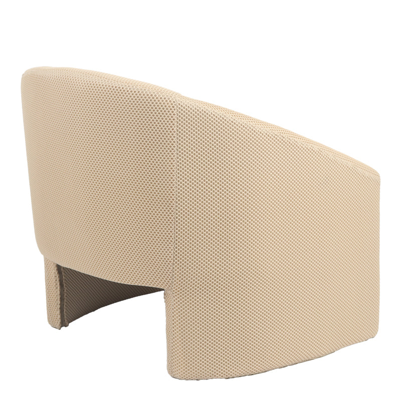 Armchair Mordak beige fabric 82x72x74cm