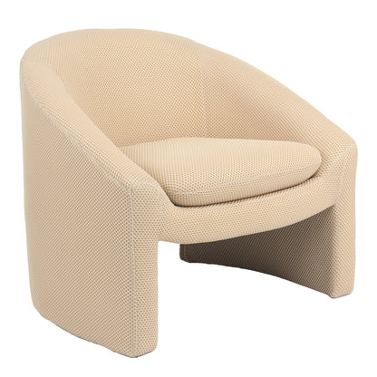 Armchair Mordak beige fabric 82x72x74cm