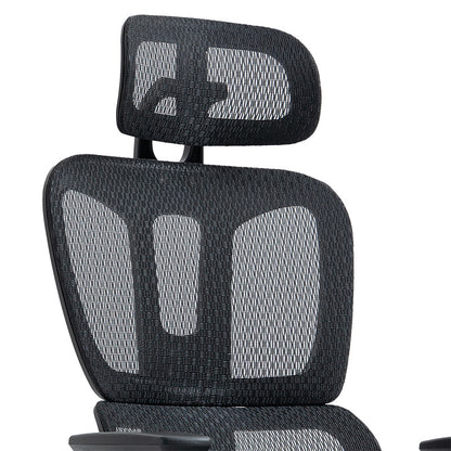 Office chair manager with footrest Verdant pakoworld Premium Quality mesh black