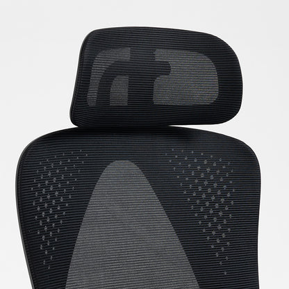 Office chair manager with footrest Titan pakoworld Premium Quality fabric-mesh black