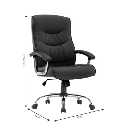 Office chair manager Primrose pakoworld pu grey