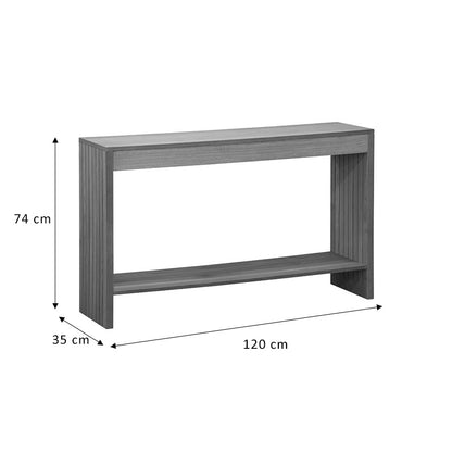 Console Focused pakoworld MDF natural 120x35x74cm