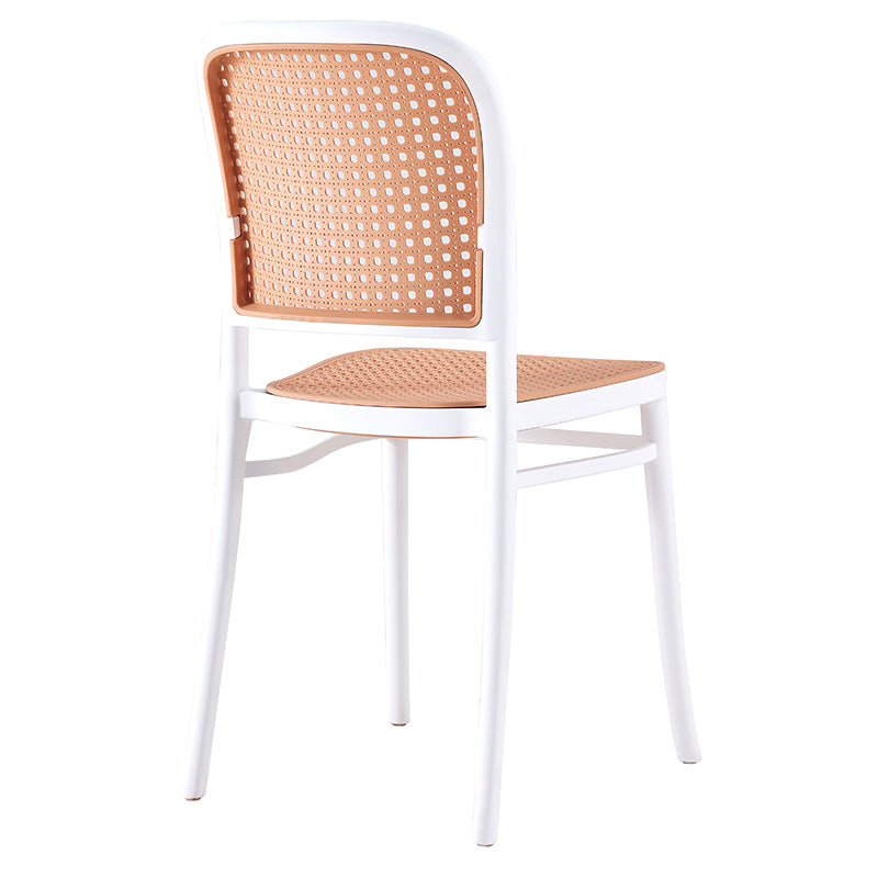 Chair Juniper pakoworld with UV protection PP beige-white 51x40.5x86.5cm