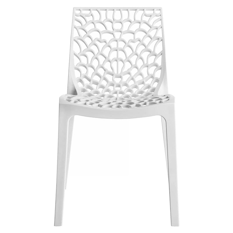 Chair Hush pakoworld with UV protection PP white 50.5x54x79.5cm