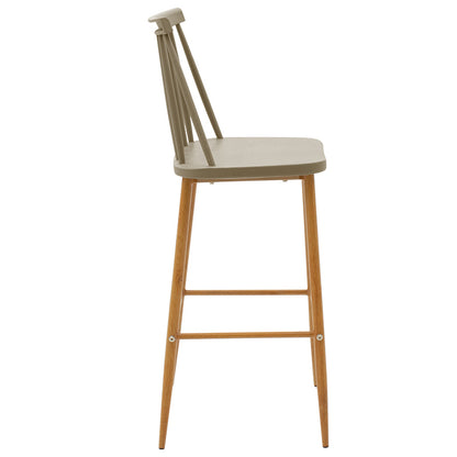 Bar stool Aurora pakoworld PP mocha-natural