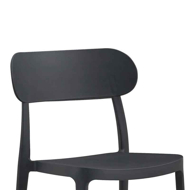 Chair Amvroan pakoworld with UV protection anthracite pp 51x49x79.5cm