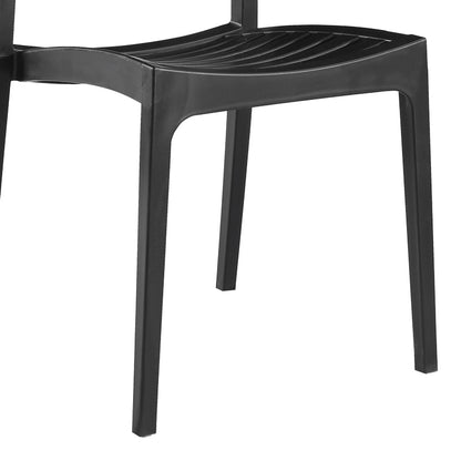 Gerko pakoworld chair with UV protection black pp 57x46x83cm