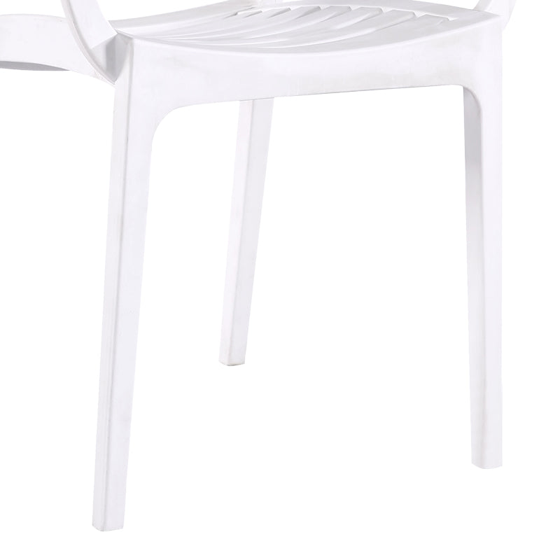 Armchair Gerko pakoworld with UV protection white pp 57x46x83cm