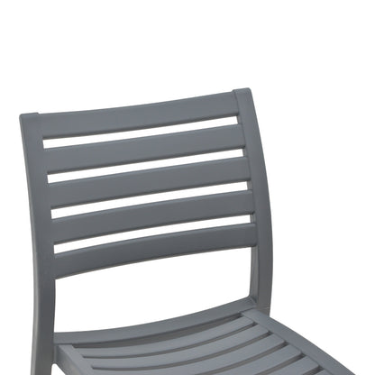 Gerko pakoworld chair with UV protection light gray pp 57x46x83cm