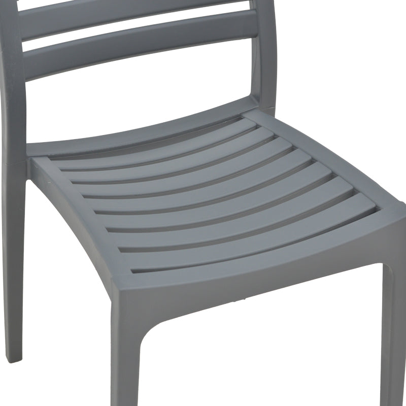 Gerko pakoworld chair with UV protection light gray pp 57x46x83cm