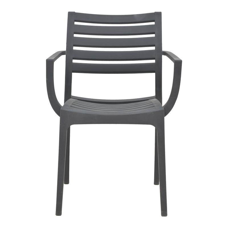 Gerko pakoworld armchair with UV protection pp in dark grey color 57x46x83cm