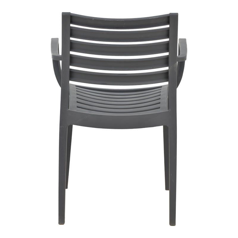 Gerko pakoworld armchair with UV protection pp in dark grey color 57x46x83cm