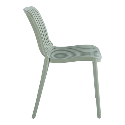 Teragi stackable chair pp with UV protection mint 58x43.5x82cm