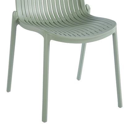 Teragi stackable chair pp with UV protection mint 58x43.5x82cm