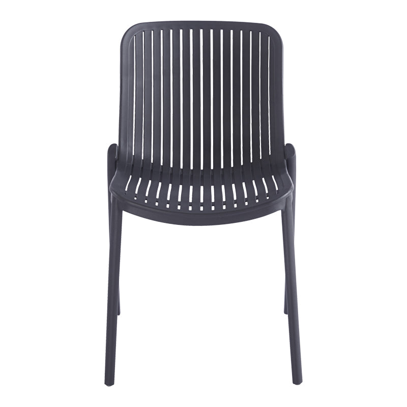 Teragi stackable chair pp with UV protection anthracite 58x43.5x82cm