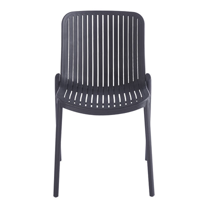Teragi stackable chair pp with UV protection anthracite 58x43.5x82cm