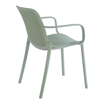 Teragi stackable armchair pp with UV protection mint 59x57x82cm