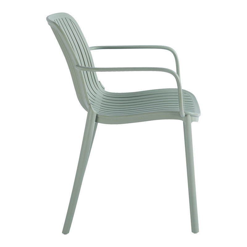 Teragi stackable armchair pp with UV protection mint 59x57x82cm